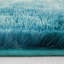 Standard Shaggy Tye Dey Teal Cozy Non-Slip Area Rug -2005373638