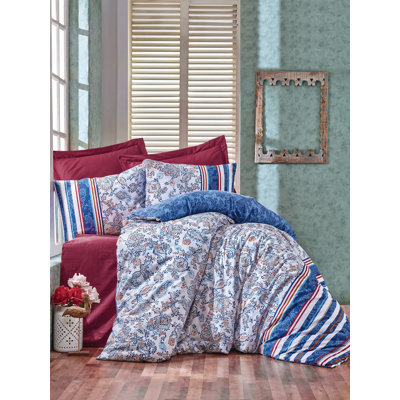 Cotton Paisley Duvet Cover