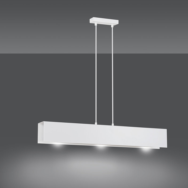 Zio 3 - Light Kitchen Island Pendant, White