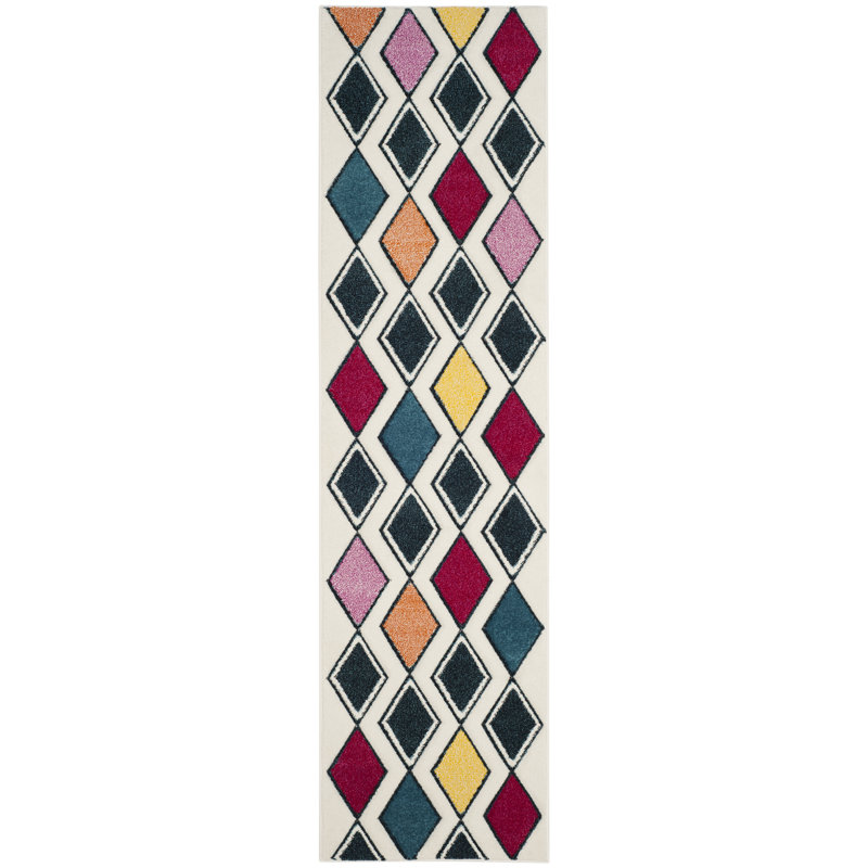 Kena Performance Geometric Rug, Runner 2'3" x 10'