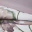 Draps avec édredon taupe et mauve