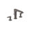 AXOR Citterio C Widespread Faucet 125 With Pop-Up Drain, 1.2 GPM