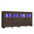 74" LED Farmhouse TV Stand For Tvs Up To 85" With Power Outlets And Adjustable Shelves-163533591-149277936