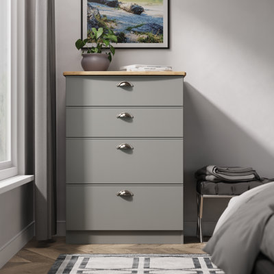 77 cm W Chest of 4 Drawers