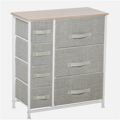 Unité de rangement pour armoire de rangement à 7 tiroirs avec tiroirs HOMcom