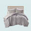 3 Pc Solid Soft Bedding Set Modern Style King/Cal King 100% Cotton All Season Sheets-Charcoal Sateen Weave Bed-Sheets