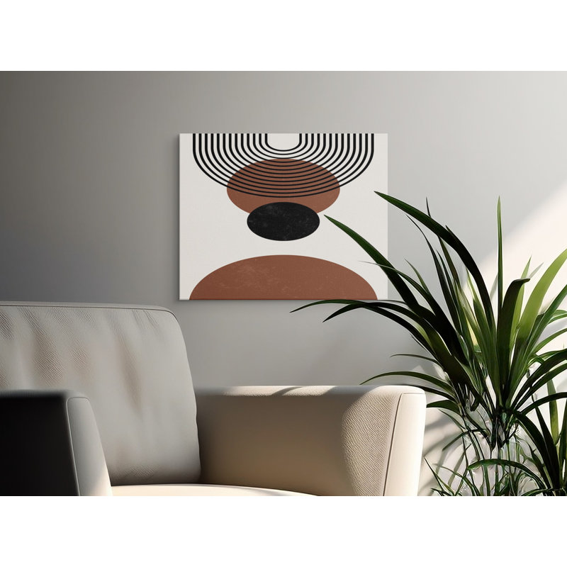 Wrapped Canvas Print Set, 101.6 cm H x 152.4 cm W, Brown/Black
