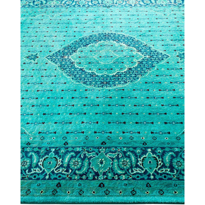 Overyed One-of-a-Kind Rectangle 6'2" X 9'2" Hand Knotted Area Rug