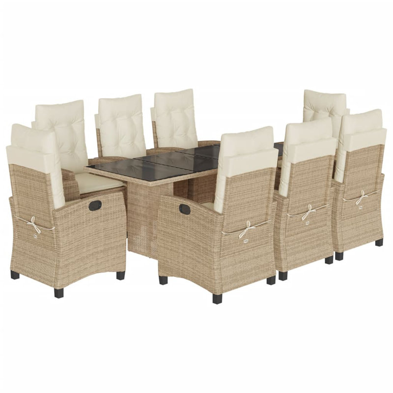  Garden Dining Set Beige
