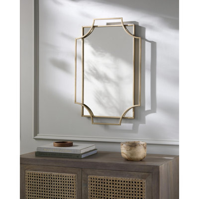 Areyah Metal Flat Wall Mirror