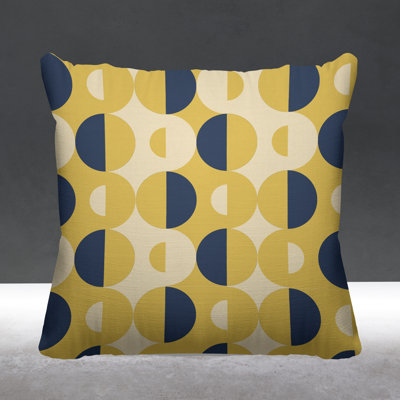 Stanley Mid-Century Geometric Circles Indoor Pillow Cover