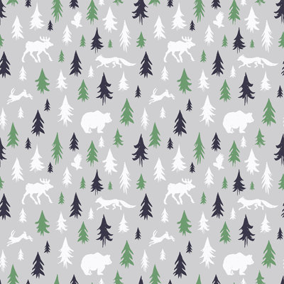 Panneau de papier peint adhésif et colle forest baby Warrior