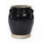9.8" H Rustic Terracotta Black Vase with Handles