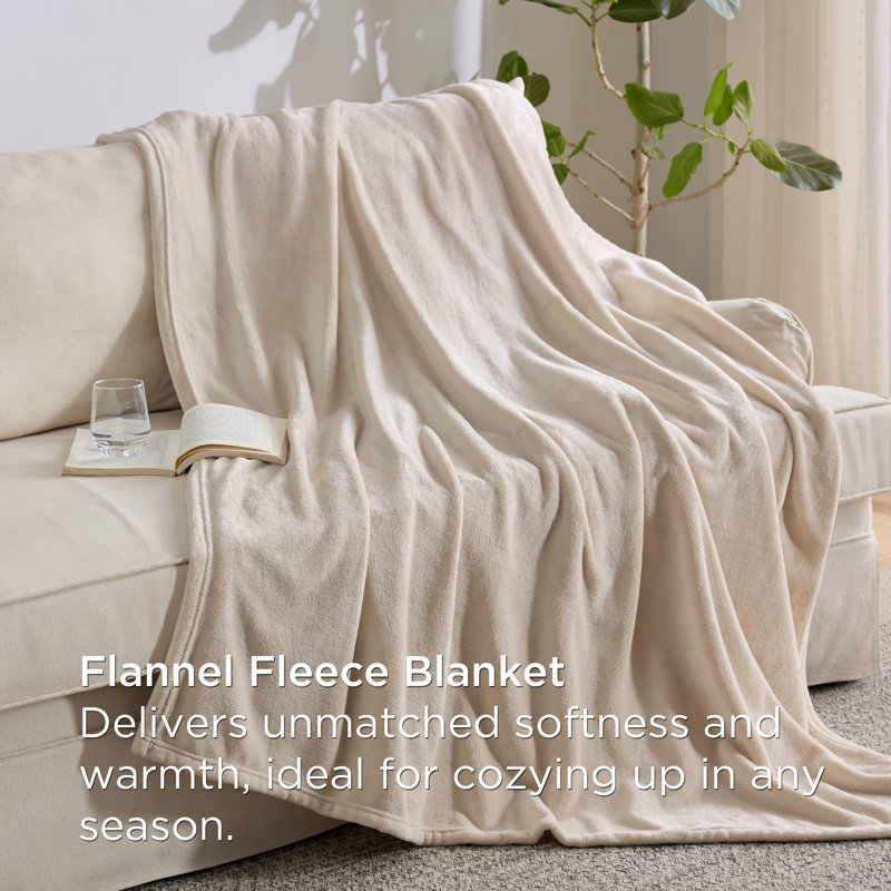 Bedsure Prewashed Bedding Set with Soft Fleece Microfiber Bed Blanket, Queen Comforter + 7 Additional Pieces