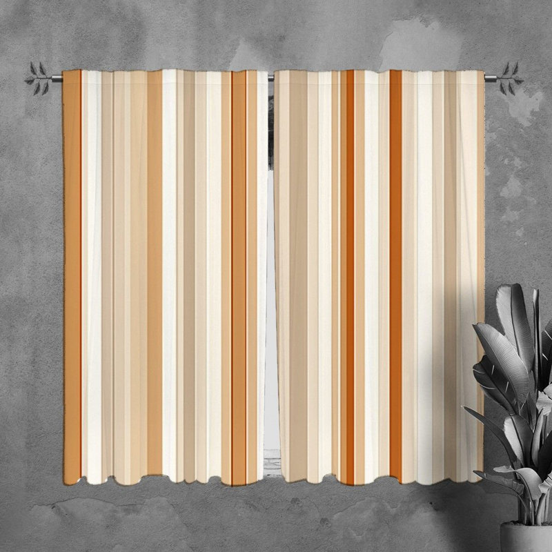 Paire de rideaux obscurcissant en polyester Tarynn, L 20 po x L 61 po