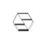 Jadee 3 Piece Hexagon Metal Tiered Shelf-454456336