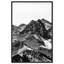 «Up The Mountain Snowy Mountains», impression sur toile-50589783-50589790