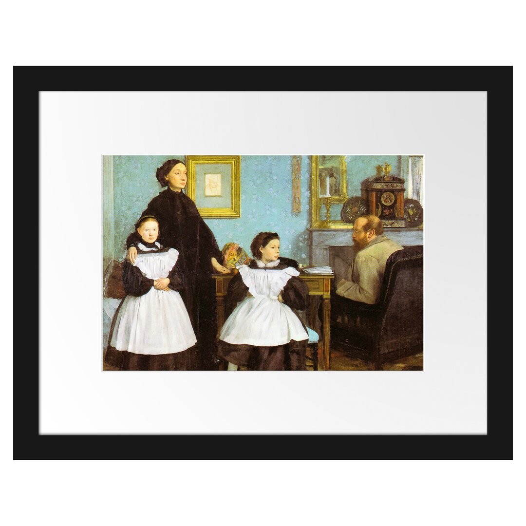 Gerahmter Kunstdruck The Bellelli Family von Edgar Degas