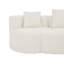Canapé d'angle modulaire rembourré de 137,8 pouces de large-1511141743