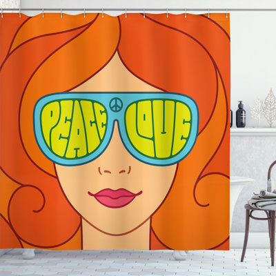 Shower Curtain with Hooks Included