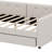 Upholstered Platform Bed With USB-1573369383