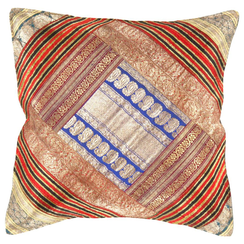 Square Pillow Cover, Orange