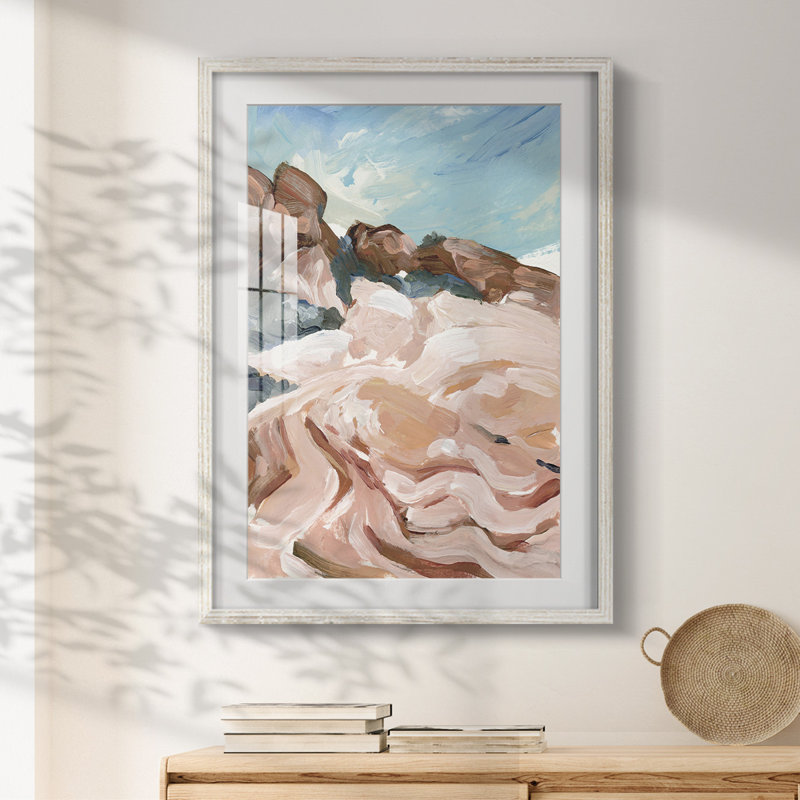 Vilfrido - Toile tendue avec châssis, H 28,5 po x l 20,5 po, Blanc