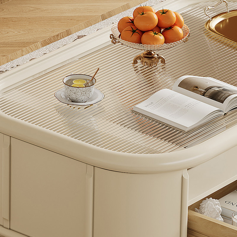 Table basse de style français, H 19,69 po x l 55,12 po x P 25,59 po