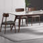 Ensemble de table de salle à manger rectangulaire avec chaises Rock-108997876