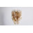 Fenella 3-Light Dimmable Iron Amber Glass Flush Mounted Sconce-2013820024
