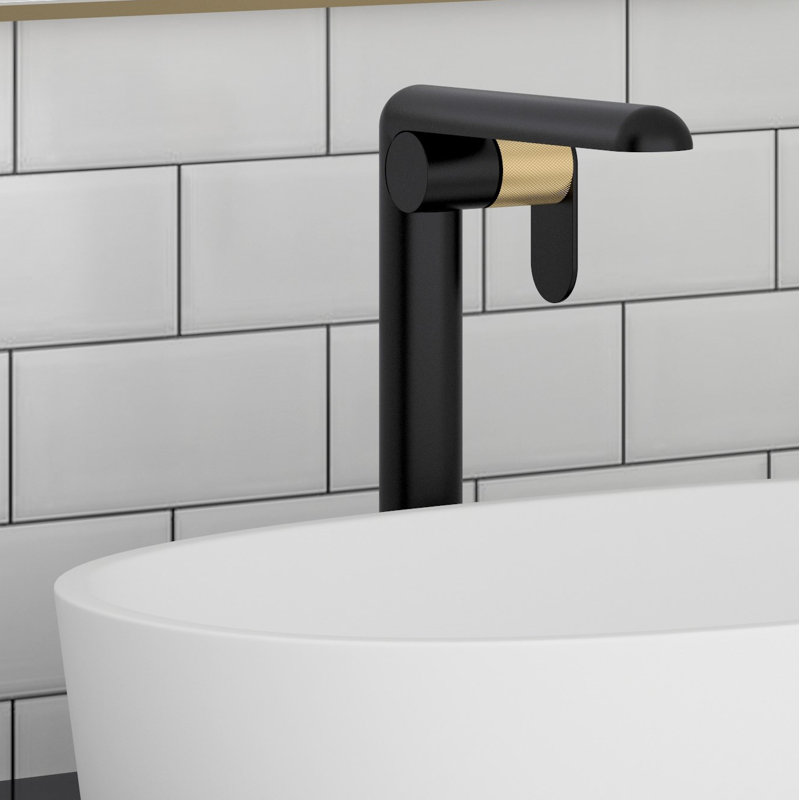 Robinet de lavabo vasque Ciclo ™, Noir / or brossé