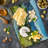 Ambesonne Landscape Cutting Board Large Size Mountain Forest River Multicolor