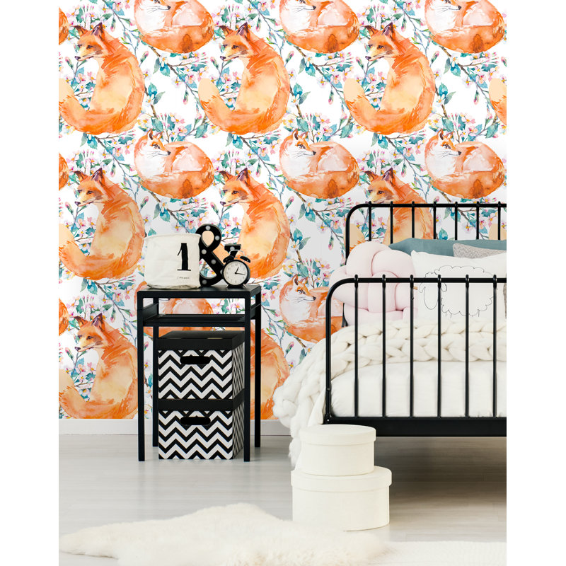 Rouleau de papier peint autocollant Evie, L 120 po x l 25 po