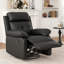 Petit fauteuil à bascule pivotant avec fauteuil inclinable pour adultes pour petits espaces, chambre à coucher, salon-127715036