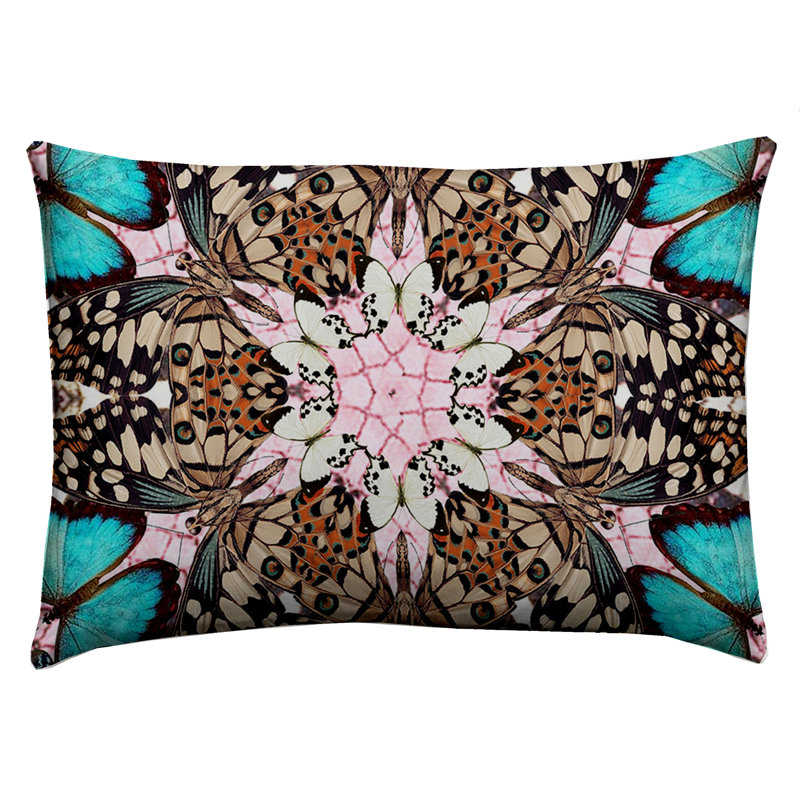 Adelgund Abstract Rectangular Throw Cushion