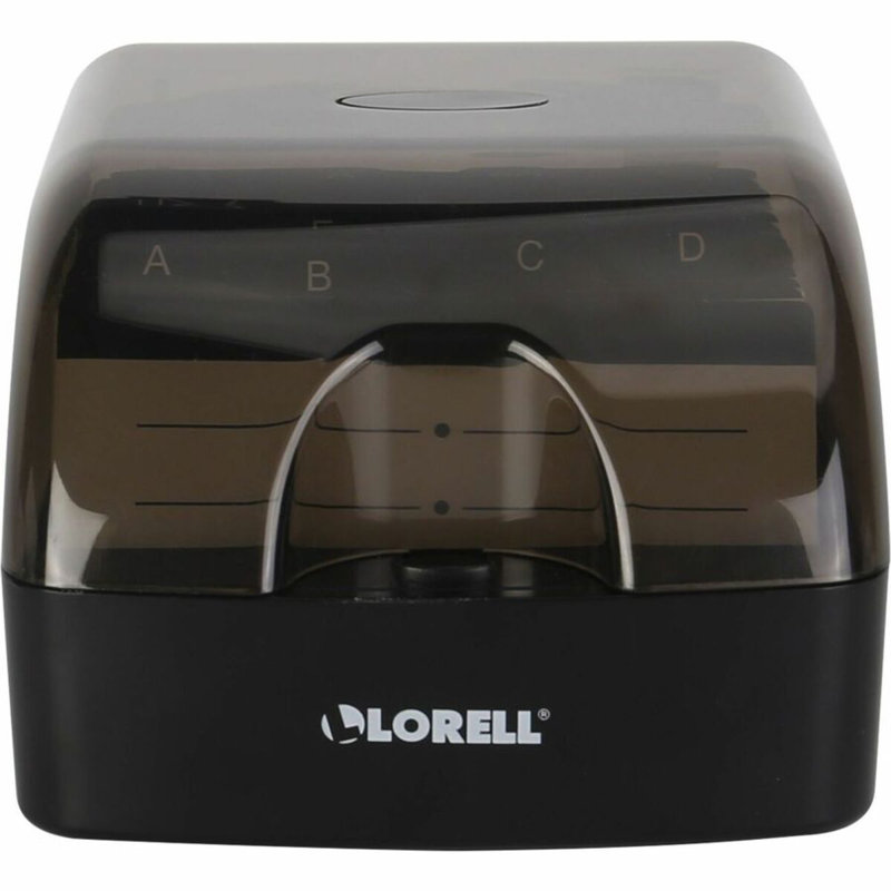 Lorell Desktop Business Card File, 3" H x 7" L x 4" W