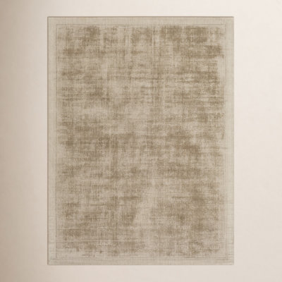 Mckinley Hand Loomed Viscose Taupe Rug