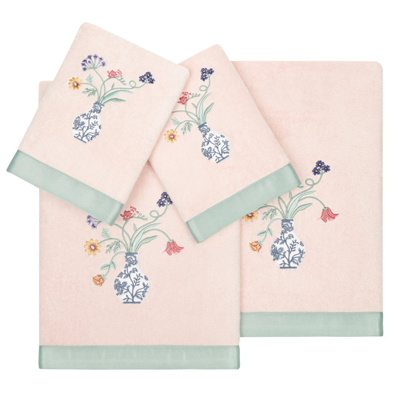 Débarbouillette en coton turc, Rosé, Hand Towels - 2 Pack, Bath Towels - 2 Pack