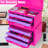 Five - Drawer Purple And Rose Red Type Storage Box For Cosmetics, Hairbrush Food Storage, Material, Easy To Clean, Stackable Design Medicine, Desk Accessories Home Cold Rolled Steel, Maintenance,-757060505