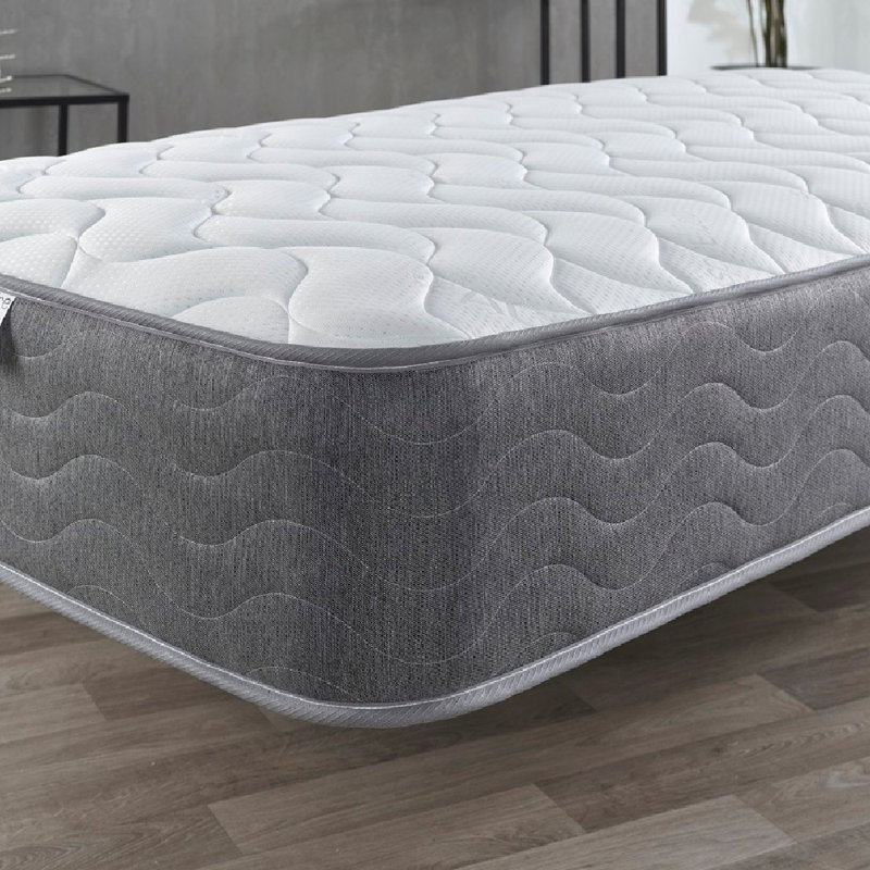 3 Layer Eco Memory Foam Hybrid Bonnell Sprung Mattress, Small Single (2'6)
