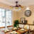 42" Lucrezia 4 - Blade LED Ceiling Fan Remote Control and Light Kit Included]