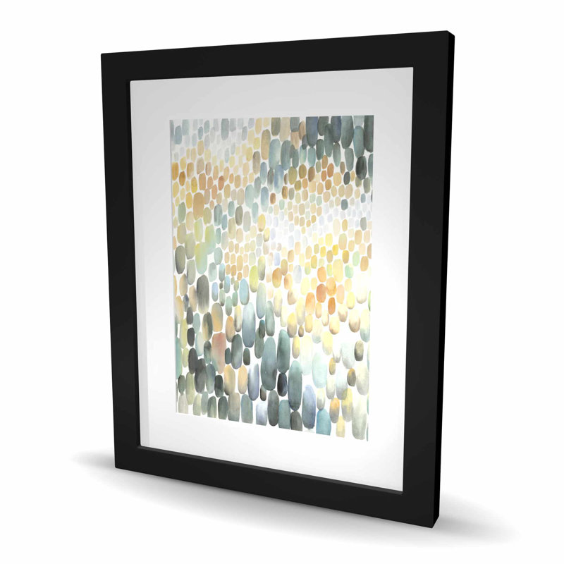 Cluster of Circles - Abstract Shapes, reproduction encadrée
