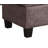 Dark Brown Fabric With Flared Arms Sofa