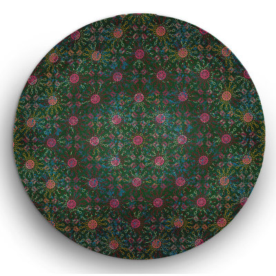 Chenille Floral Indoor Rug