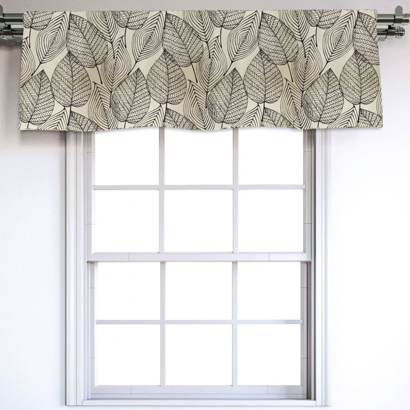 Sateen Ruffled Window Valance