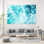 «Ocean Sea Waves Square», reproduction d'art sur toile géante-66708284
