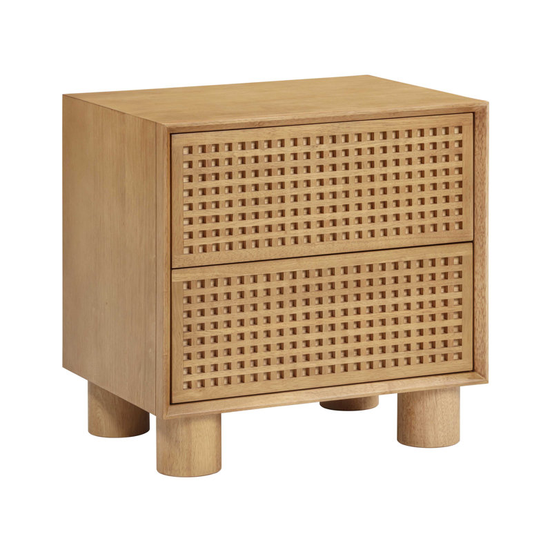 Table de chevet 2 tiroirs Ahanna