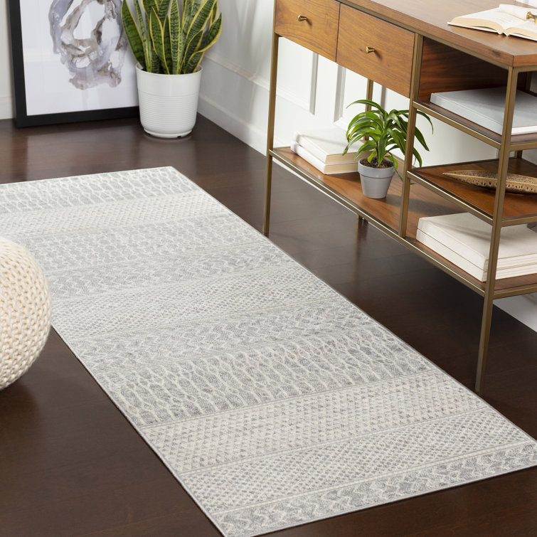 Tapis oriental argenté / gris anthracite LurLine