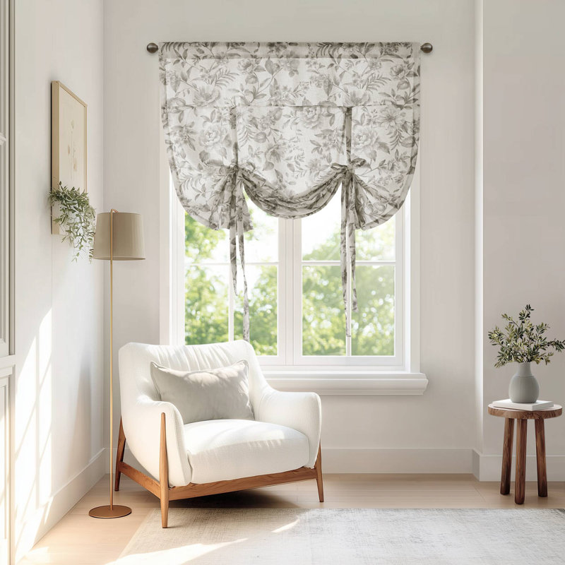 Cantonnière Lana, Gris anthracite