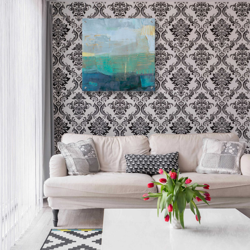 «Rianti I» par Sue Jachimiec, art mural en verre acrylique, H 24 po x l 24 po x P 0,2 po